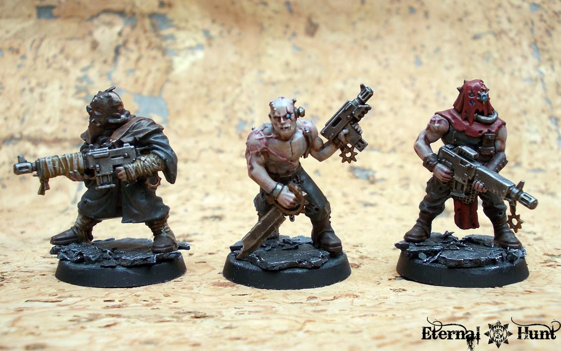 WARHAMMER 40K - Dark Vengeance - Chaos Cultist 5 (1 miniatura/1 miniatura) EUR 4,90 - IT